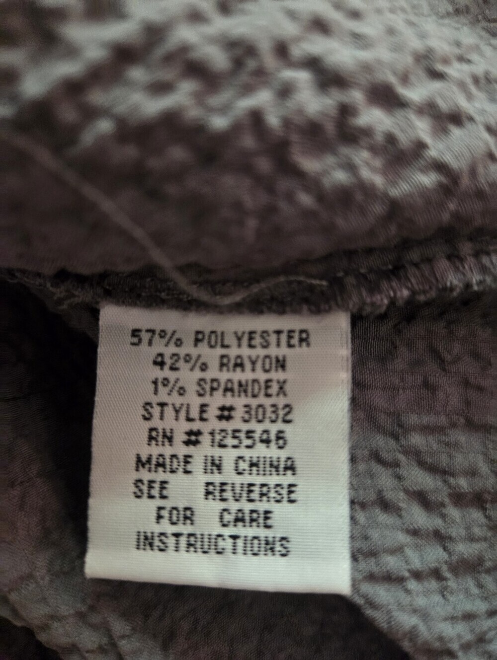 Habitat Womens Button Front Jacket Medium Crinkle Textured Gray Casual Lagenlook - Picture 7 of 8
